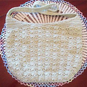 Croft & Barrow Crochet Hobo Boho Shoulder Bag